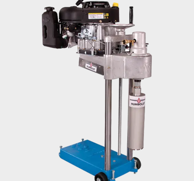Core Drill, Mobile Stand, Gas-Powered