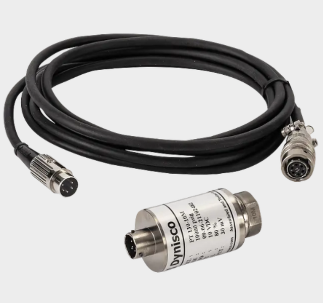 Pressure Transducer, 10,000 psi with Cable and Plug