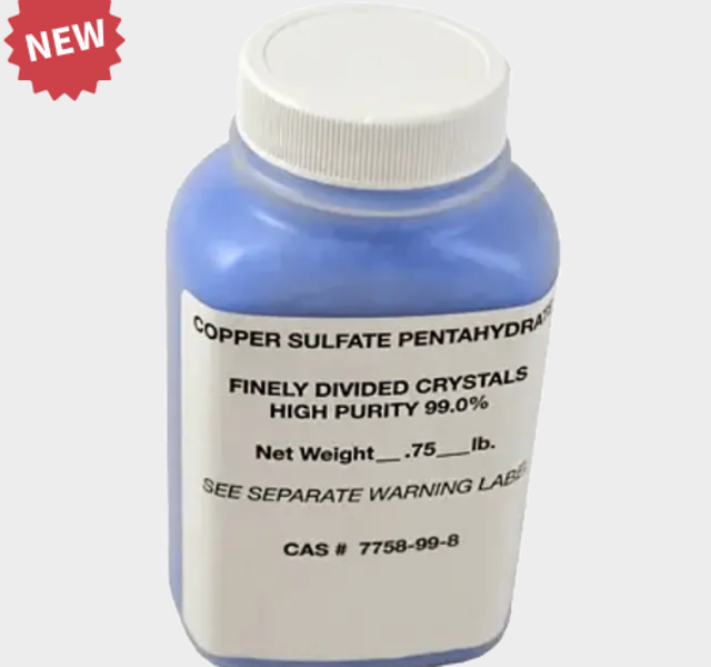 Copper Sulfate, 12 oz. (355ml) Container
