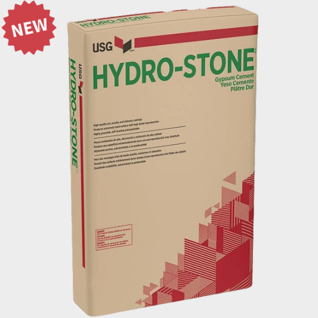 New Hydro-Stone Gypsum Cement, 50lb. bag