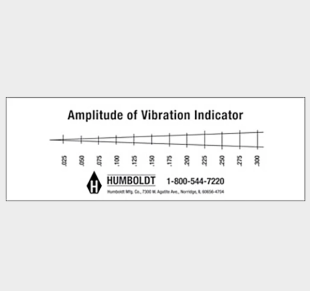 Vibration Indicator, Visual Type