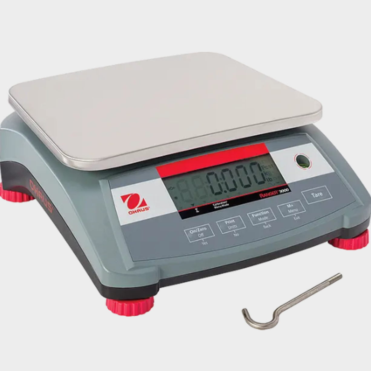 Ohaus Ranger 3000 Compact Bench Scales, 3800 to 9000g Capacity