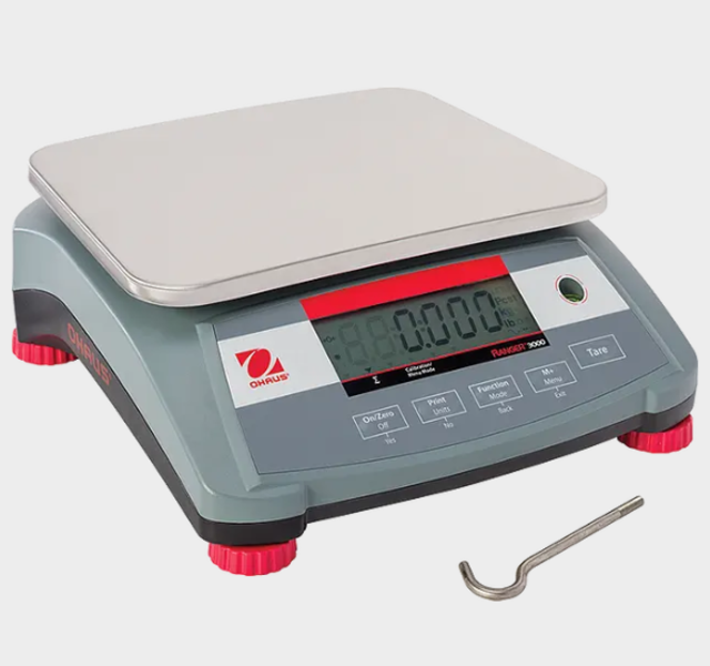 Ohaus Ranger 3000 Compact Bench Scales, 3800 to 9000g Capacity