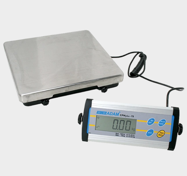 Adam CPWplus Portable Scale, 20lb-140lb Capacity