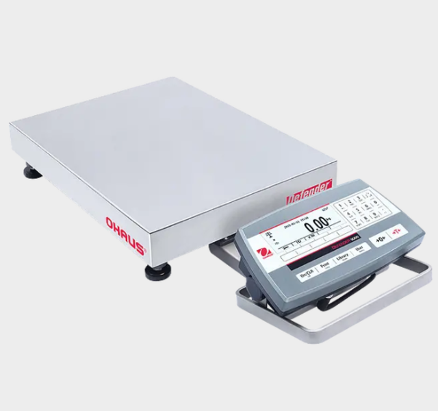 Ohaus Defender 5000 Standard Bench Scale, Low-Profile, 20lb to 140lb Capacity