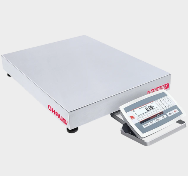 Ohaus Defender 5000 Washdown Bench Scales, 50lb to 250lb Capacity