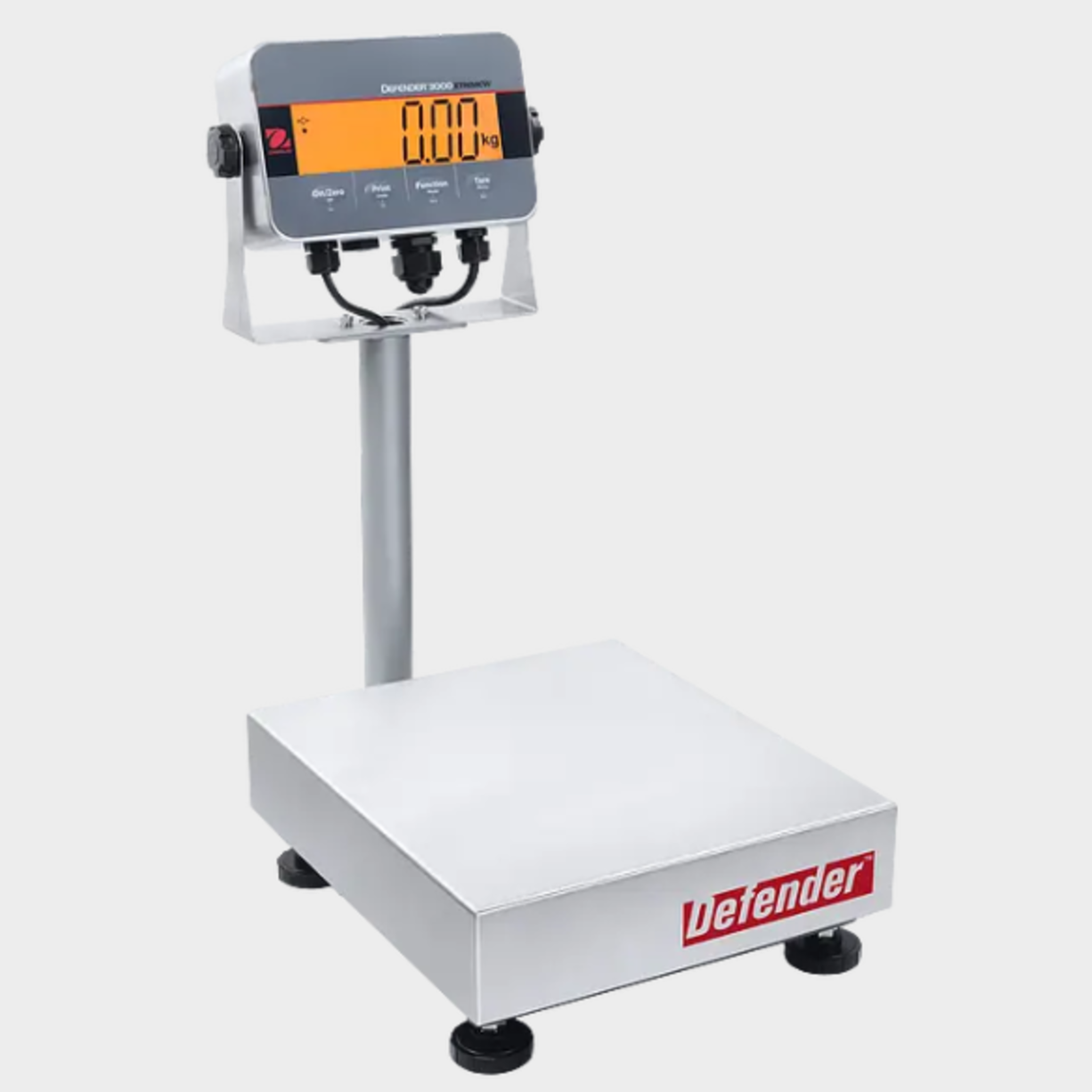 Ohaus Defender 3000 Hybrid Bench Scales with Front Mount Controller, 140lb to 700lb Capacity
