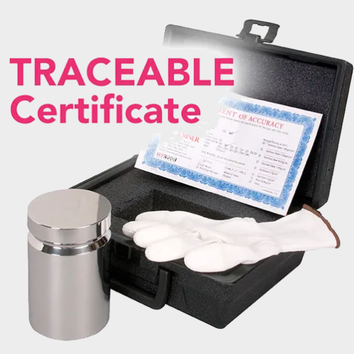 ASTM Class 4 Electronic Balance Standard Calibration Weight with Traceable Certificate