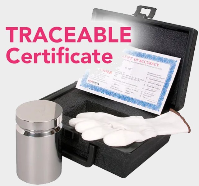 ASTM Class 4 Electronic Balance Standard Calibration Weight with Traceable Certificate