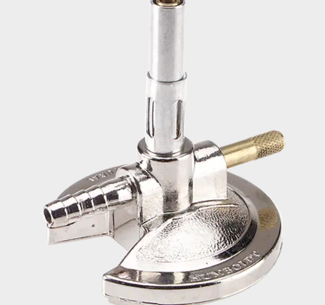 Adjustable Micro-Bunsen Burner with Adjustable Gas Valve