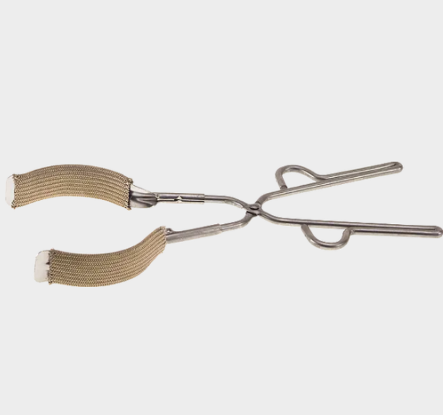 Beaker Tongs for 100-1500ml capacity Fiberglass-covered Jaws, Stainless steel, 1/4
