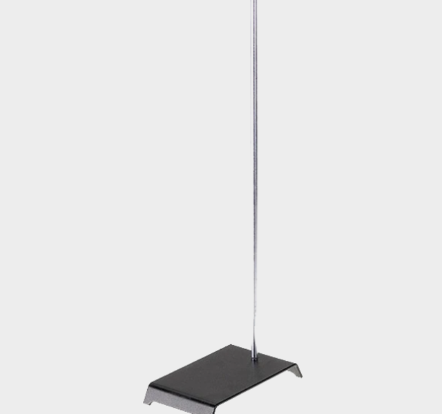 Support Stands –Stamped steel Base with plated steel rod