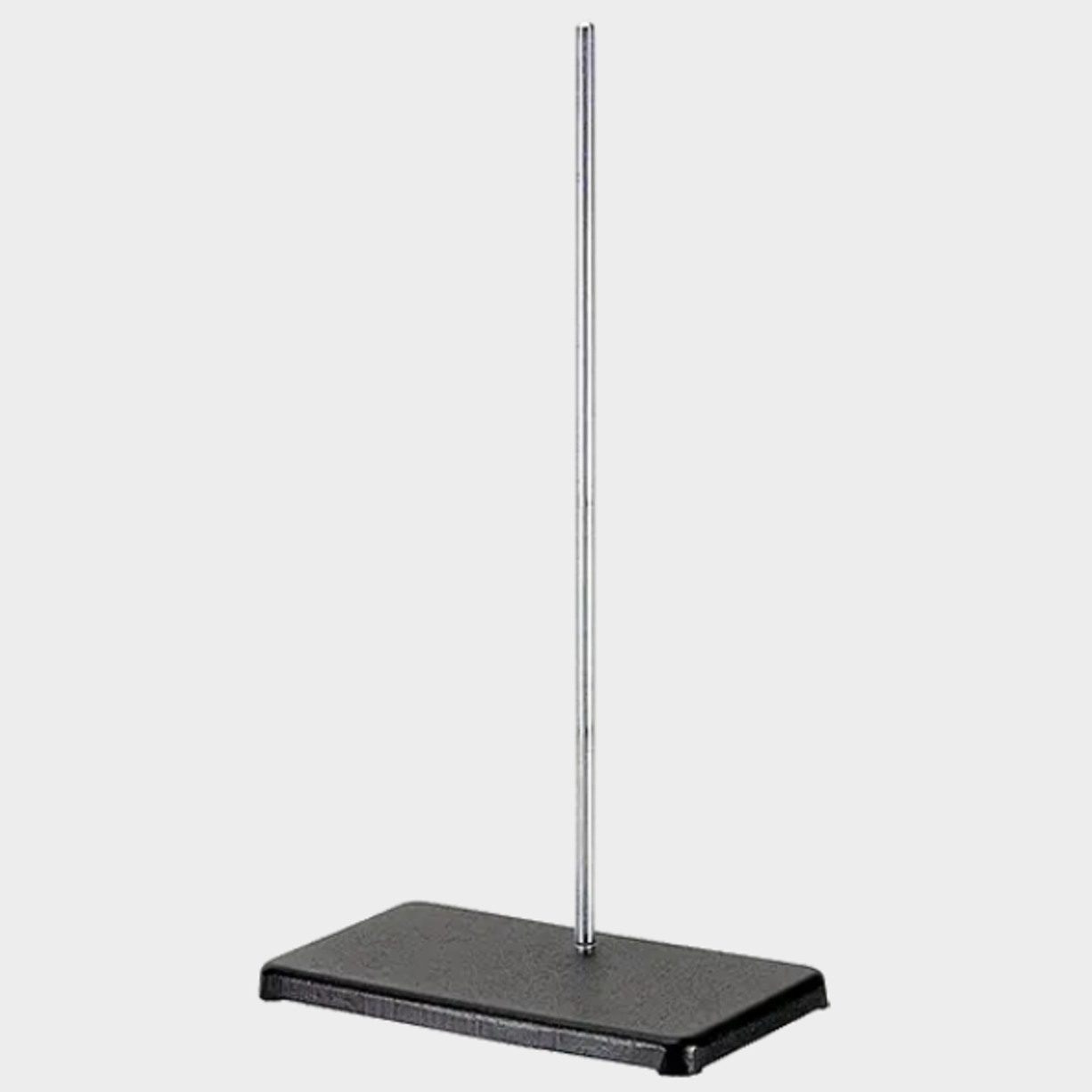 Lab Support Stands – Cast iron base with steel rod centered at the back of the base.