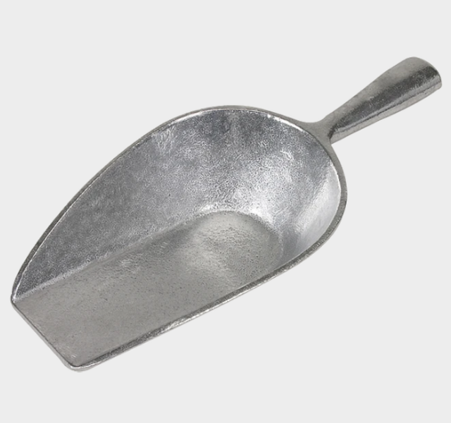 Scoop, Flat Nose, Aluminum
