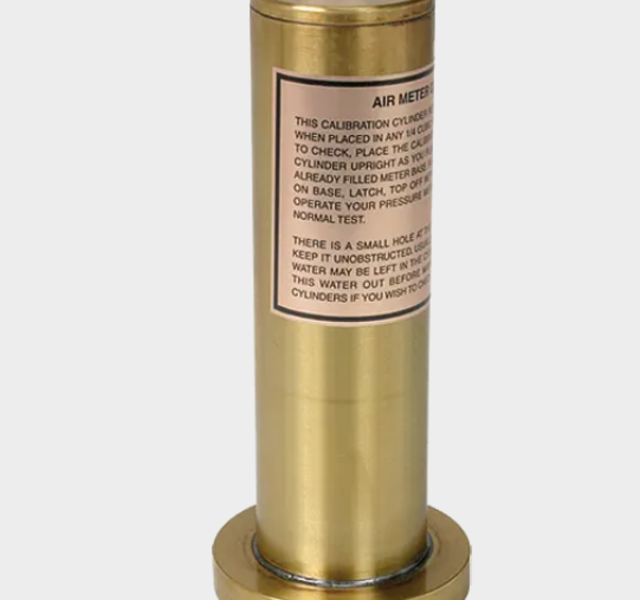 Concrete Air Meter Calibrator (5%), Brass