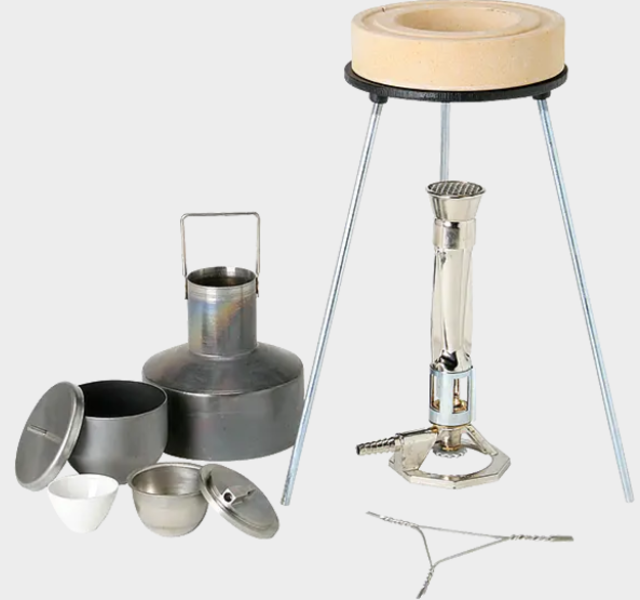 Supports the following standards: ASTM D189  Tests petroleum products to determine the amount of carbon residue left after evaporation and pyrolysis of an oil and to indicate relative coke-forming propensities. Includes burner, tripod, refractory blo