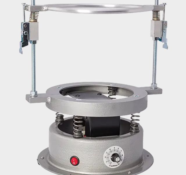 Supports the following standards: ASTM D2041, AASHTO T209, AASHTO T283  The large vibrating agitator is used with the H-1820 large pycnometer. Heavy-duty vibrating agitator keeps sample material loose for more reliable test results. Strong, rugged-du
